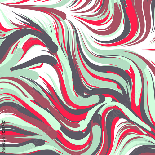 Abstract Perlin Noise Geometric Pattern generative computational art illustration