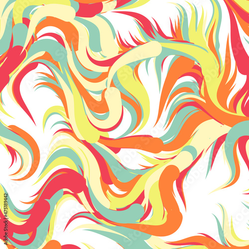 Abstract Perlin Noise Geometric Pattern generative computational art illustration © vector_master