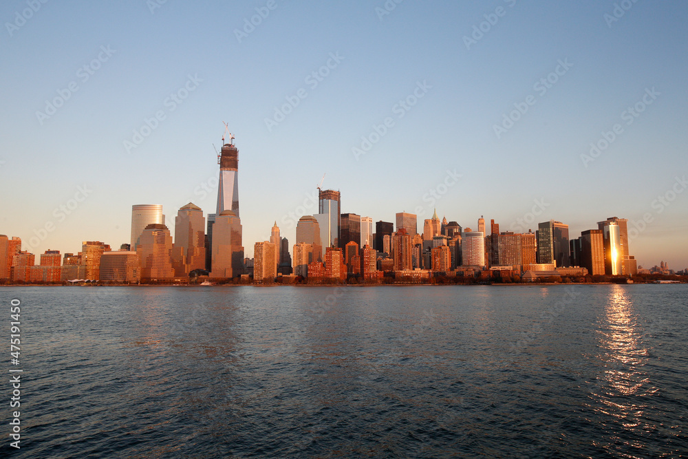 Naklejka premium New York city. Daily life.