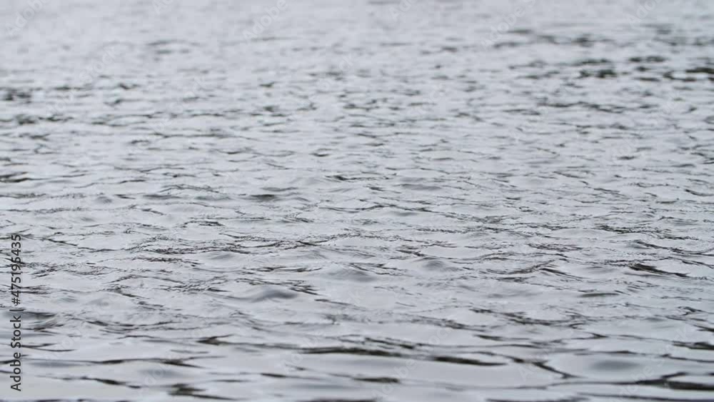 Calm ripples on the river water surface, slow motion. Quiet and calm river. Shallow focus. Calm ripples on the river water surface, slow motion. Quiet and calm river. Shallow focus.