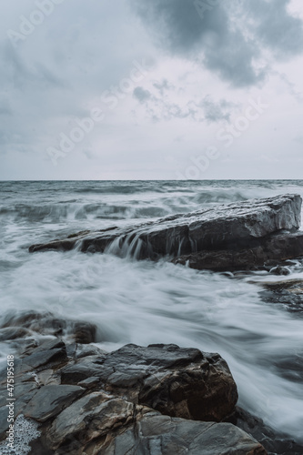 waves on the rocks © Alexey Pavlenko