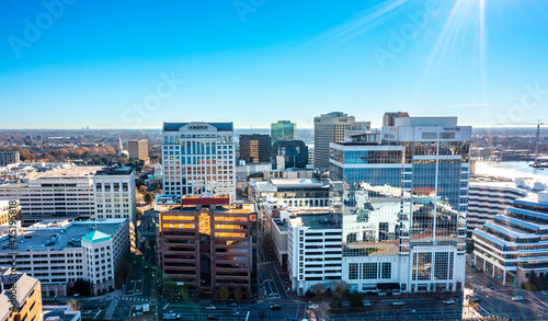 aerial view of norfolk 
