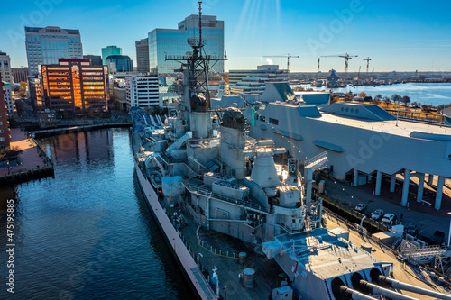 aerial view of norfolk 