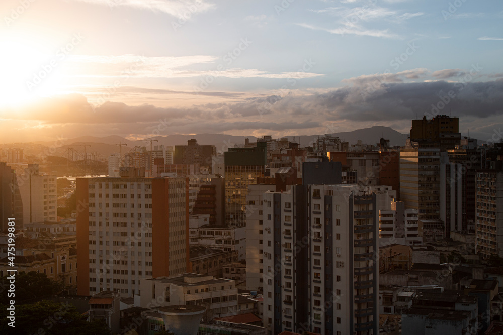Fototapeta premium Centro, Florianopolis, Santa Catarina - Brasil