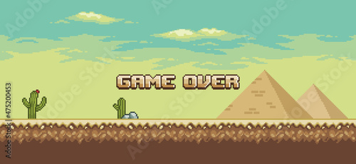 2d, 8bit, ancient, arcade, background, bit, building, cairo, cartoon, day, deity, desert, design, egypt, egyptian, flat, game, gaming, giza, graphic, ground, history, illustration, landmark, landscape