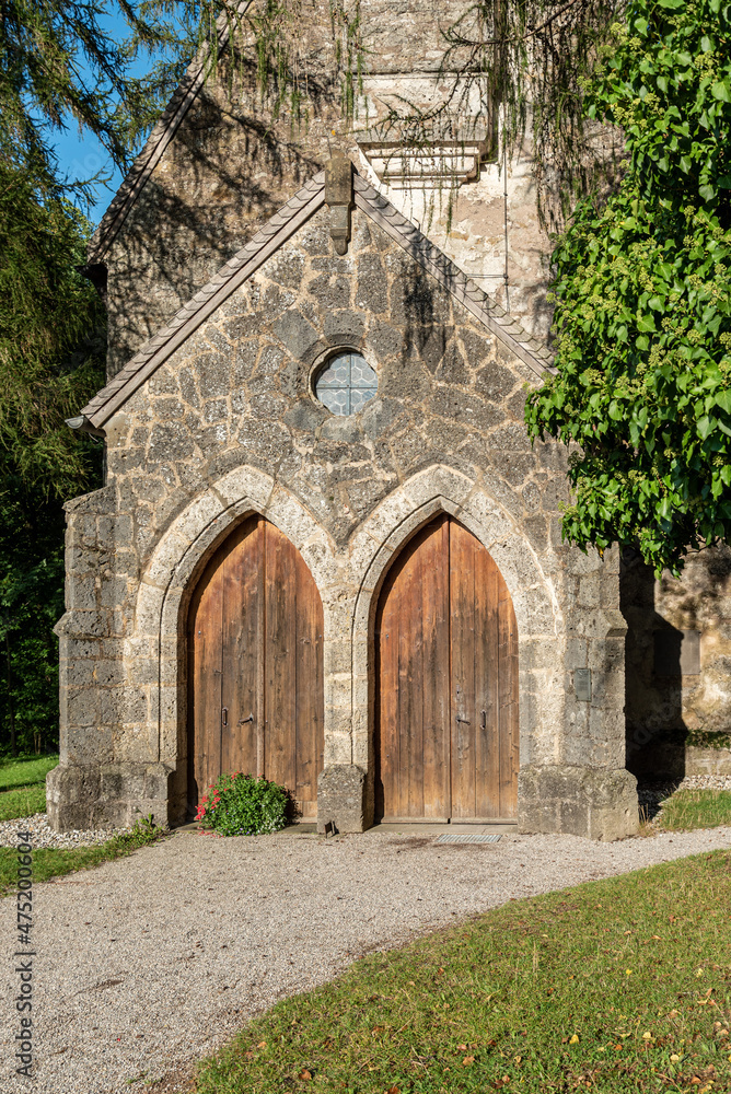 A small forgotten chapel on Herreninsel island in lake Chiemsee A small forgotten chapel on Herreninsel island in lake Chiemsee