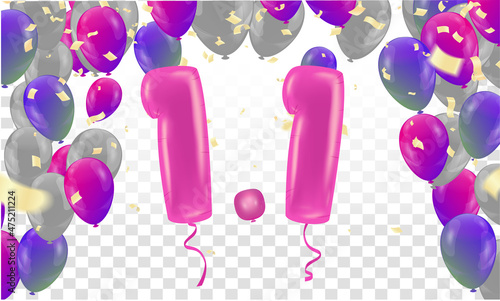 Party balloons 1-1-shopping day. SPECIAL OFFER Supper sale. shopping online