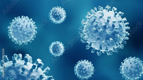 Animation of dangerous viruses such as hepatitis virus