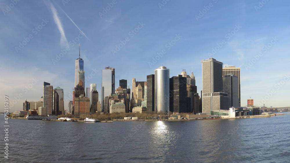 New York Panoramic View of Manhattan
