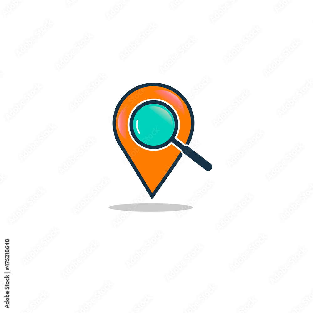 Search magnifying glass Icon Logo Design Element simple concept Search magnifying glass Icon Logo Design Element simple concept