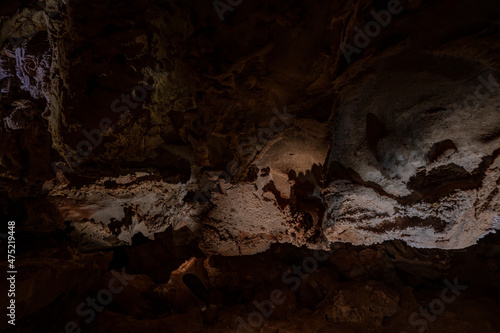 Boxwork formation inside Wind Cave National Park in the Black Hills of South Dakiota