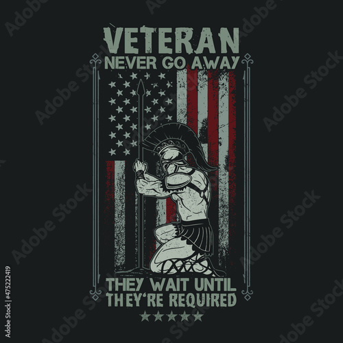 American Soldier With Spear Patriotism