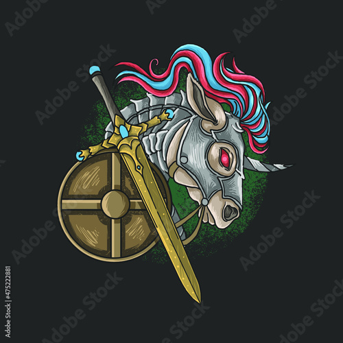 Unicorn With Armor