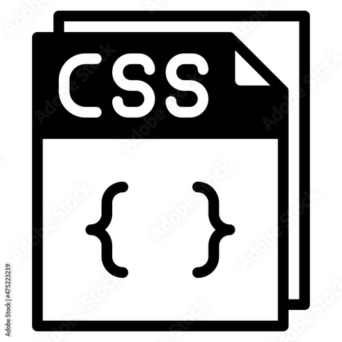 css file glyph icon