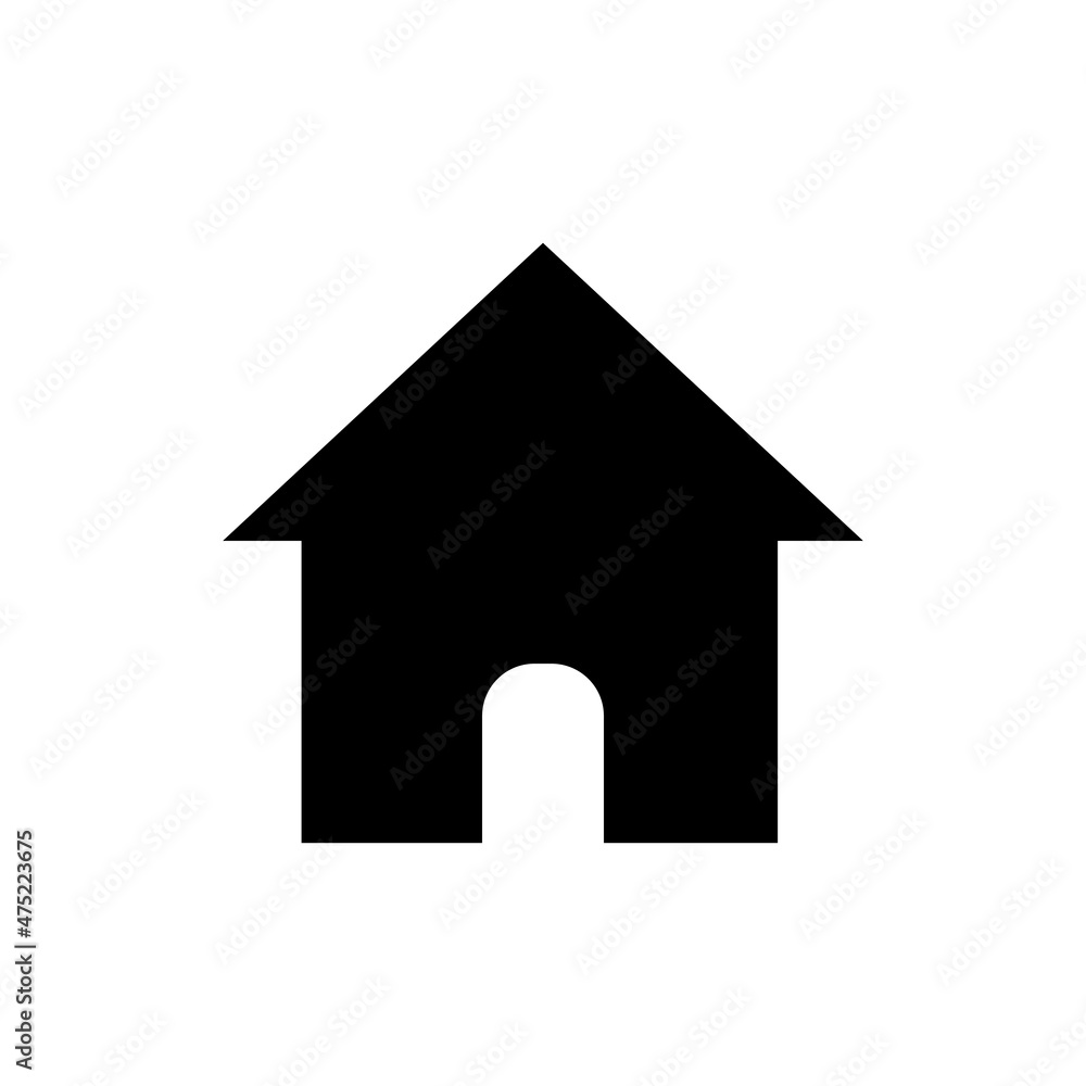home symbol isolated on white background home symbol isolated on white background