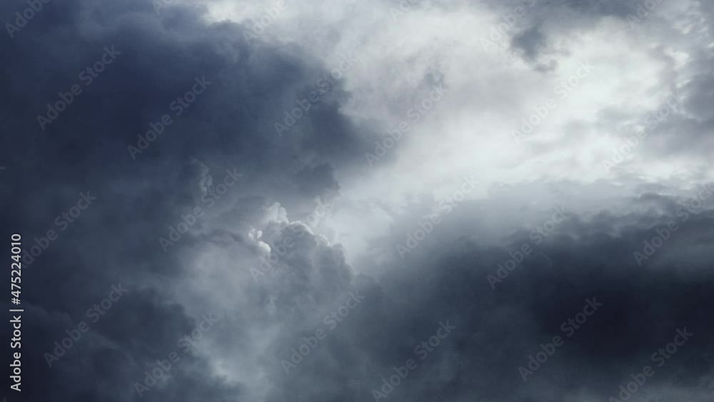 4k thunderstorm, POV of dark and light clouds in the sky 4k thunderstorm, POV of dark and light clouds in the sky