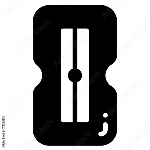 sharpener glyph icon