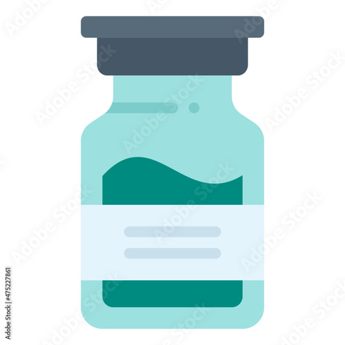 ampoule flat icon