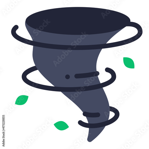 tornado flat icon