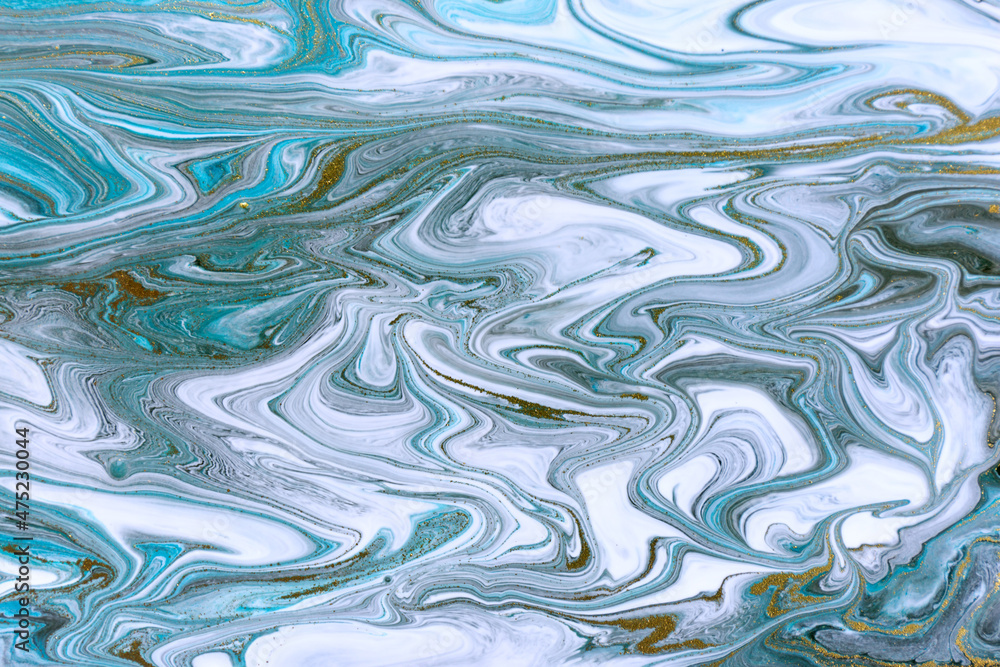 Sea style abstract marble background Sea style abstract marble background