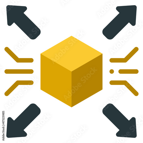 decentralized flat icon