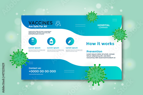 COVID 19 Coronavirus Awareness Template  Medical-Healthcare Flyer, banner, brochure, and Poster Design.