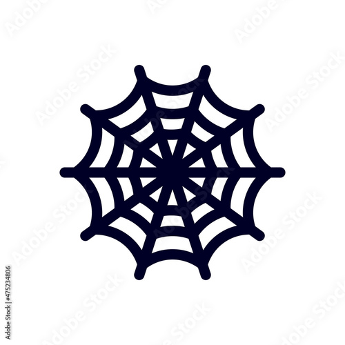 spider web icon, vector illustration