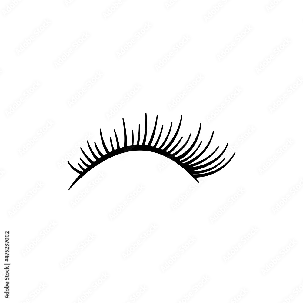 eyelashes logo icon design template vector eyelashes logo icon design template vector