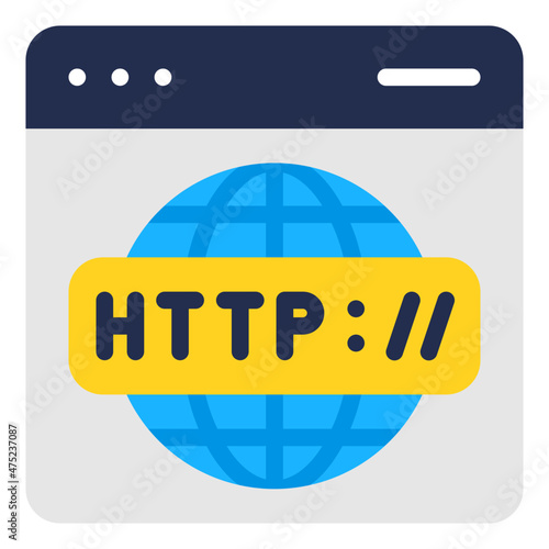 website flat icon