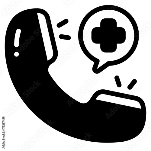 consultation glyph icon