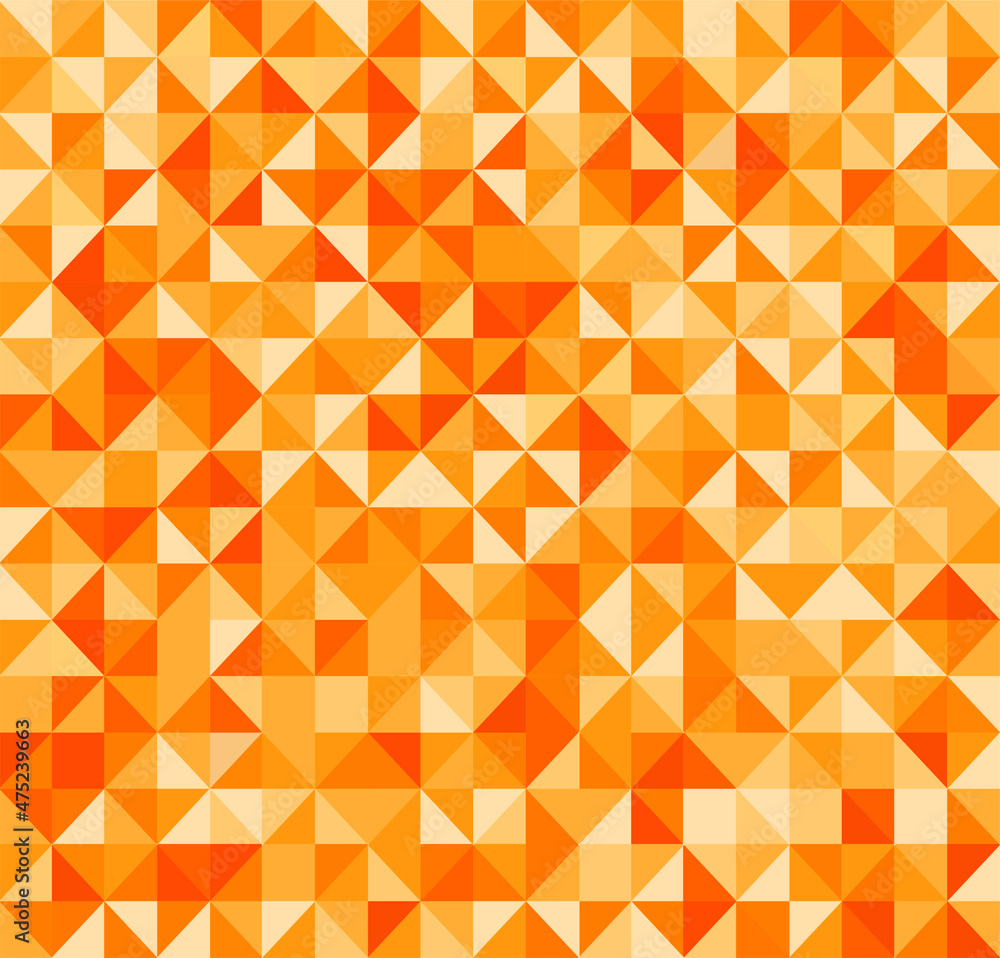 Abstract orange triangle geometric shapes background. Diamond pattern modern design vector Abstract orange triangle geometric shapes background. Diamond pattern modern design vector