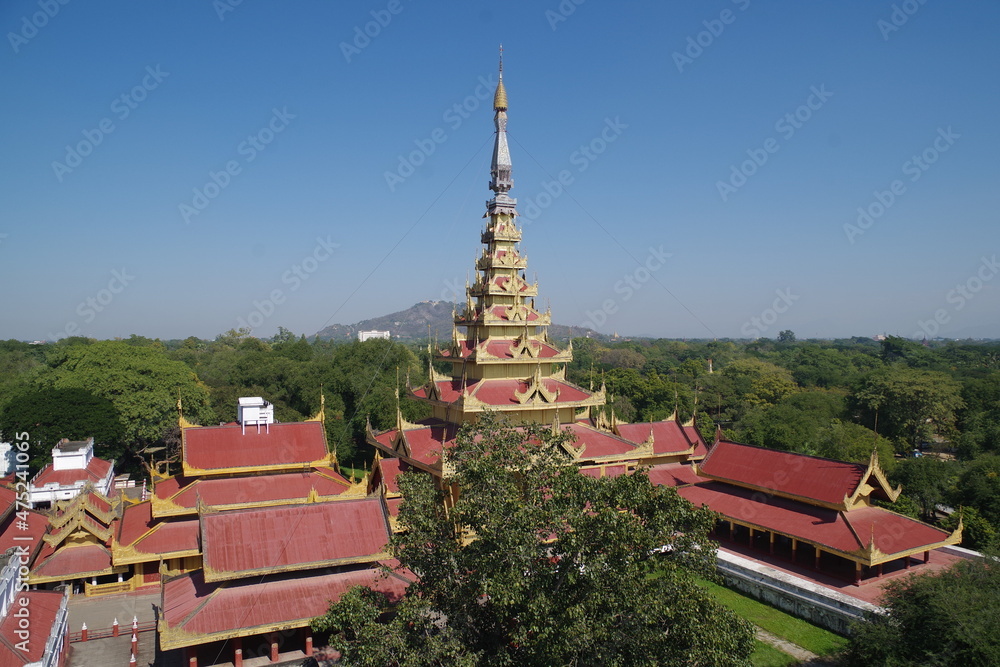 ミャンマー　マンダレー旧王宮
