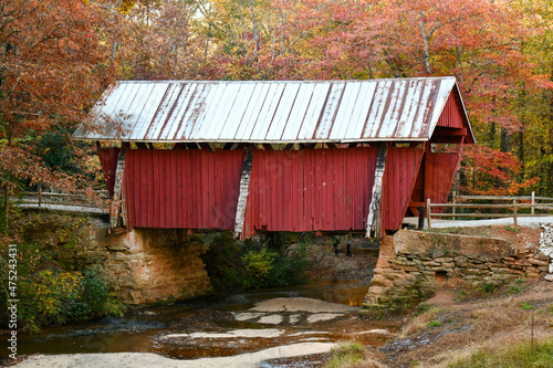 Campbells covered bridge in Greenville, South Carolina
