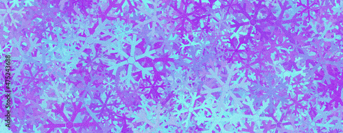 colorful winter show snowflakes background, bg, texture, wallpaper, place for your product