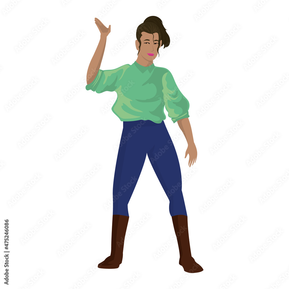 empower girl illustration empower girl illustration