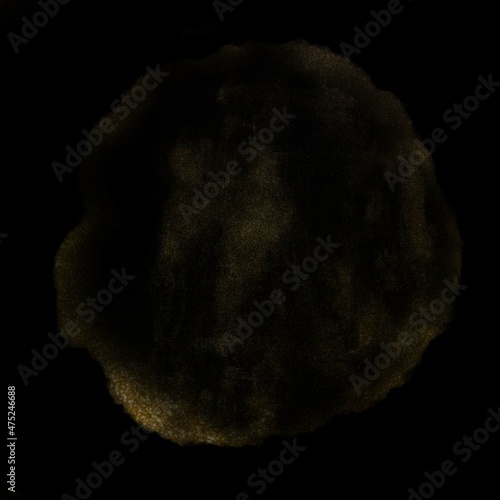 Beautiful elegant golden dusty stain for a beautiful designs