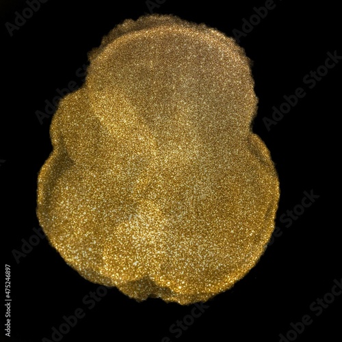 Beautiful elegant golden dusty stain for a beautiful designs