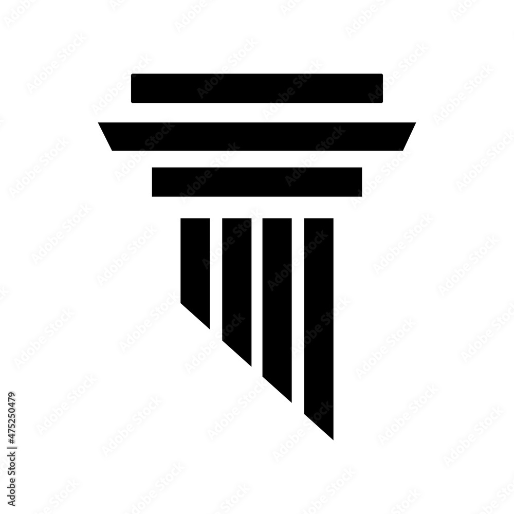 Pillar Logo Template Column Vector Illustration Pillar Logo Template Column Vector Illustration