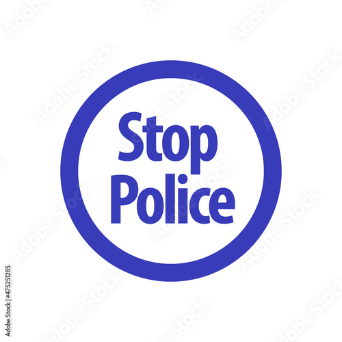 Road sign very peri ahead of police vector icons