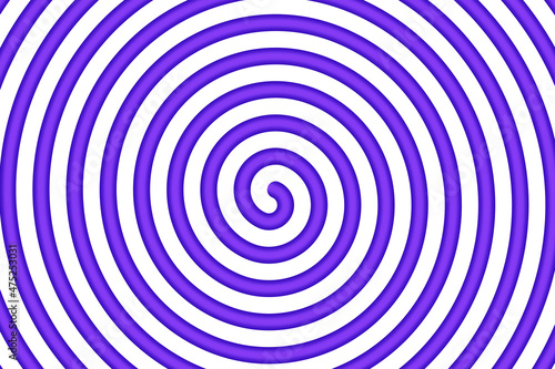 Abstract violet and white candy spiral background. Pattern design for banner  cover  flyer  postcard  poster  other. Round lollipop vector illustration