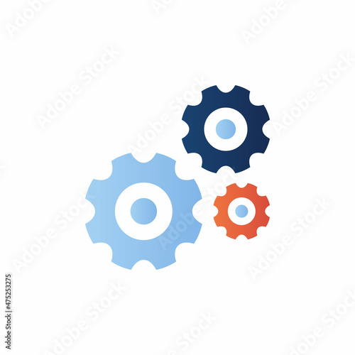 Content Management icon in vector. Logotype