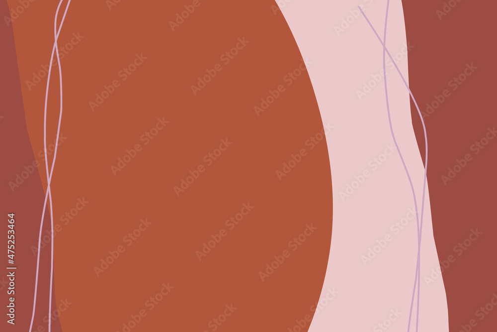 Stylish templates with organic abstract shapes and line in nude colors. Pastel background in minimalist style. Contemporary vector Illustration. Neutral background in minimalist style Stylish templates with organic abstract shapes and line in nude colors. Pastel background in minimalist style. Contemporary vector Illustration. Neutral background in minimalist style