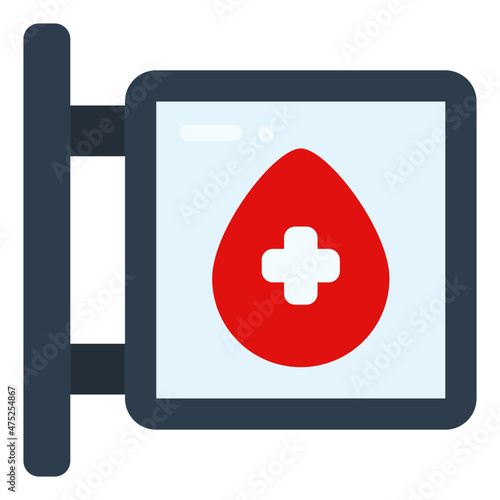 signboard flat icon