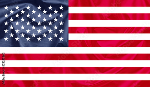 USA waving flag background.