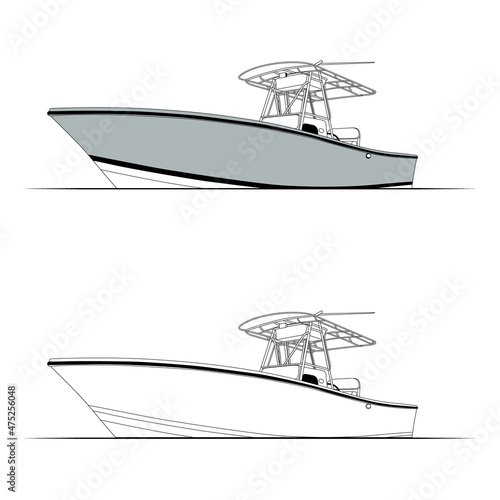fishing_Boat_LineArt_Illustration
