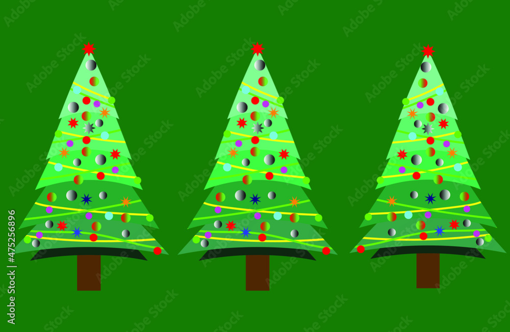 christmas tree illustration christmas tree illustration