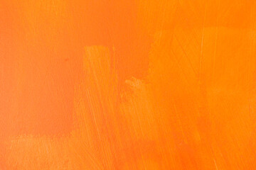Abstract orange texture background, orange paint on wall, blank wall background