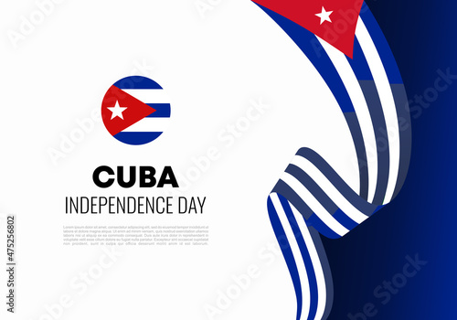 Cuba independence day backg...