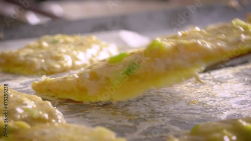 Pan-fried Breaded Fish, Saengseon Jeon, Korean holiday food photo