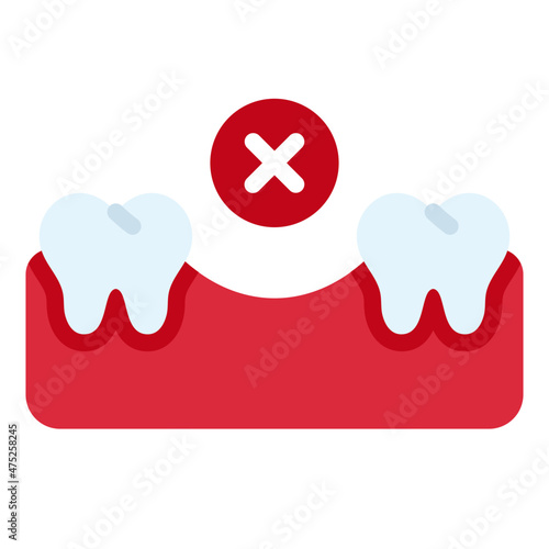 missing flat icon